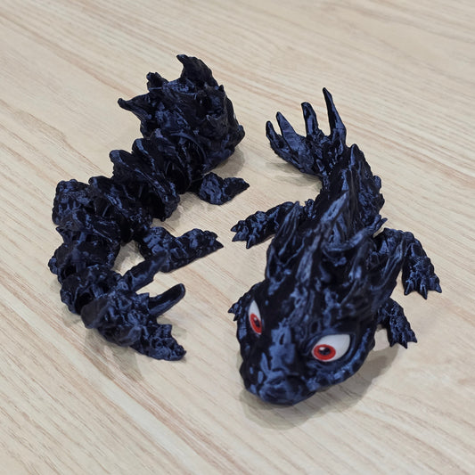 Baby Rock Dragon – 3D Print (Navy)