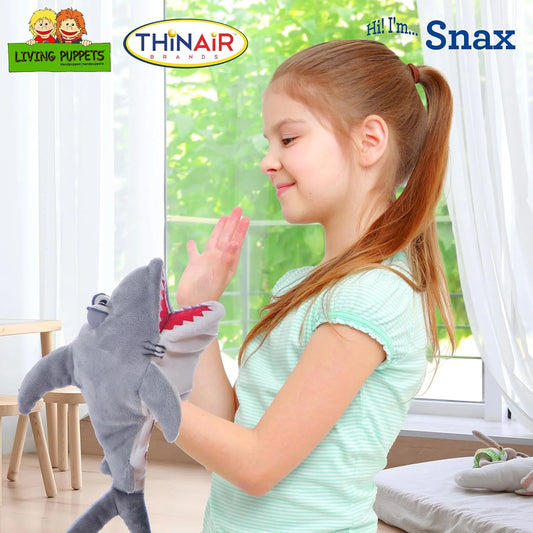 Living Puppets 12-Inch Plush "Snax" The Shark