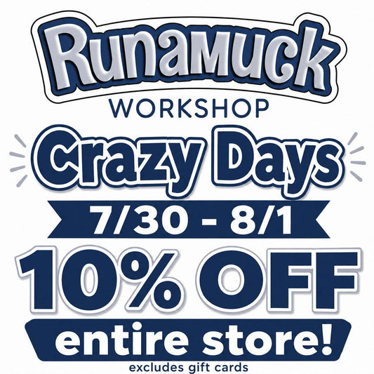 10% Crazy Days Sale 7/30 - 8/1