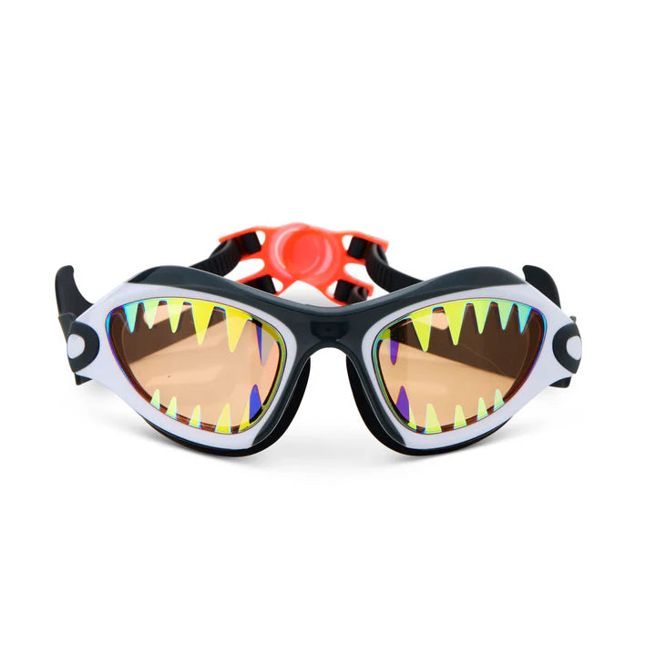 Bling2o Megamouth Kids Swim Goggles - Great Bite White