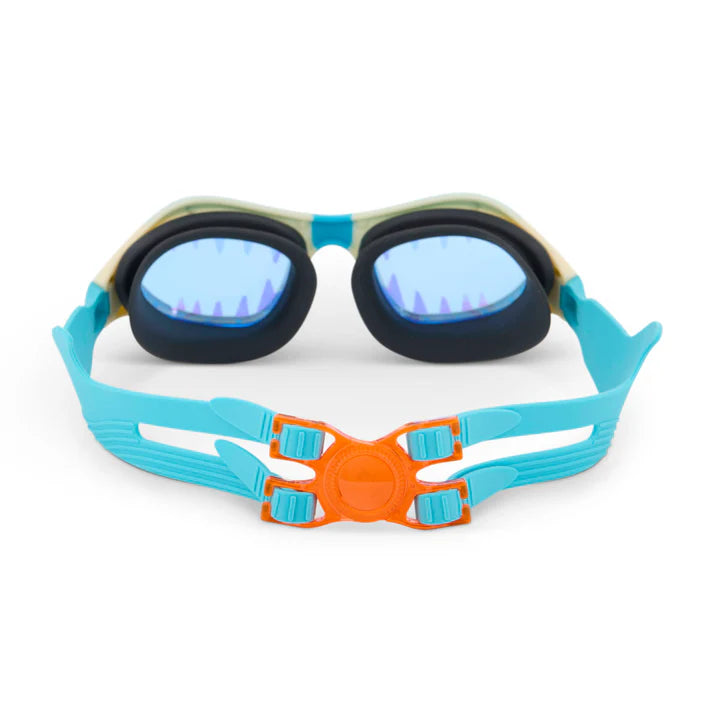 Bling2o Megamouth Kids Swim Goggles - Shark Tooth White