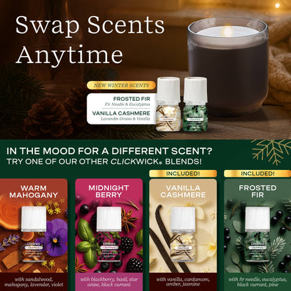 Lifelines® Flameless Candle Diffuser - Winter with 2 ClickWicks