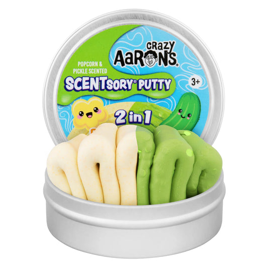 Crazy Aaron's SCENTsory Putty - Popcorn/Pickle Duo