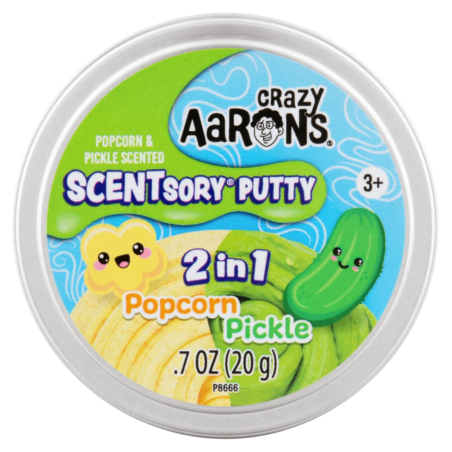 Crazy Aaron's SCENTsory Putty - Popcorn/Pickle Duo