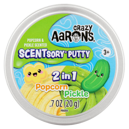 Crazy Aaron's SCENTsory Putty - Popcorn/Pickle Duo