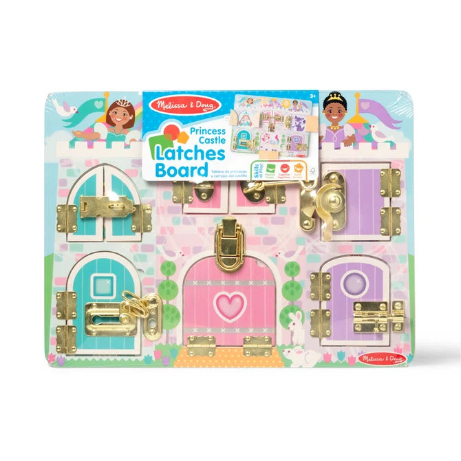 Melissa and Doug - Princess Castle Latches Board