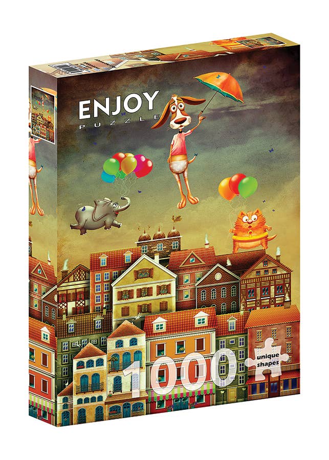 Above the City 1000pc Puzzle by Enjoy