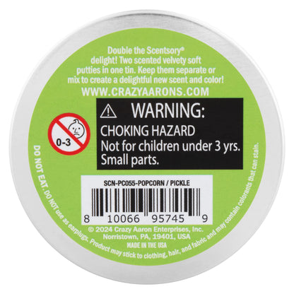 Crazy Aaron's SCENTsory Putty - Popcorn/Pickle Duo