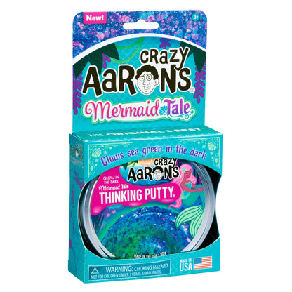 Crazy Aaron's Glowbrights® Thinking Putty - Mermaid Tale