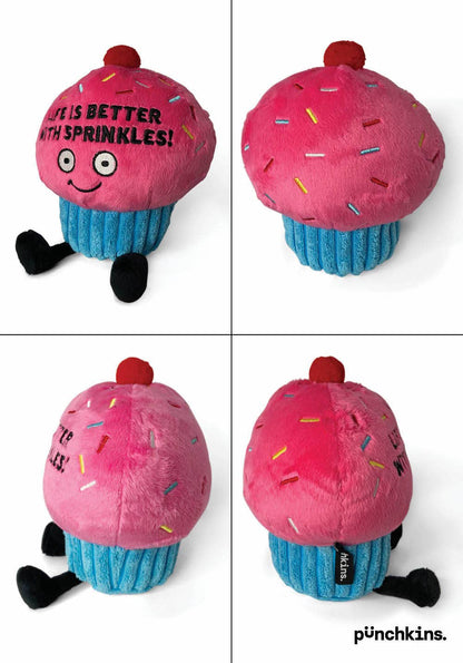 Life Is Better With Sprinkles Cupcake Plushies