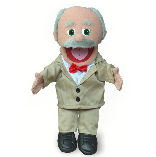 Silly Puppets Pops, Grandpa, Peach Skin (14")