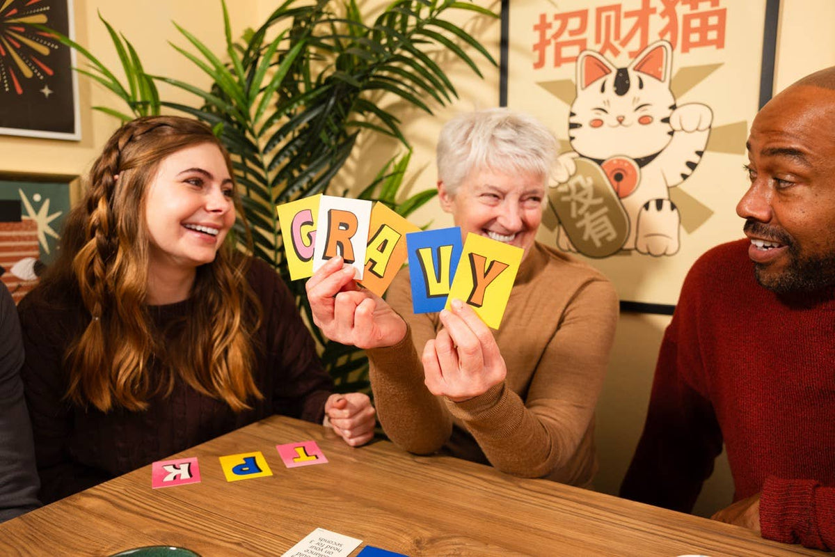 Pounce Fast Letter & Word Card Game for Kids & Families