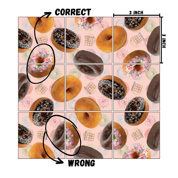 Donuts Squzzle - Brain Teaser