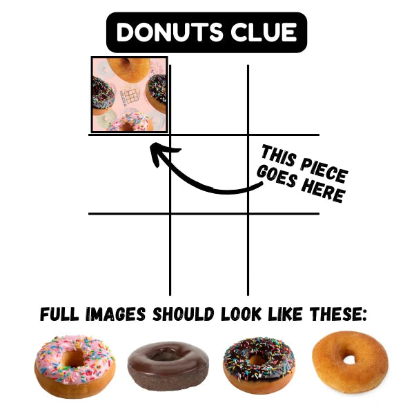 Donuts Squzzle - Brain Teaser