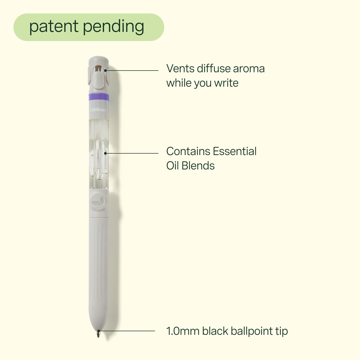 Lifelines Pen Diffuser with 4-Scent Cartridge in In Bloom