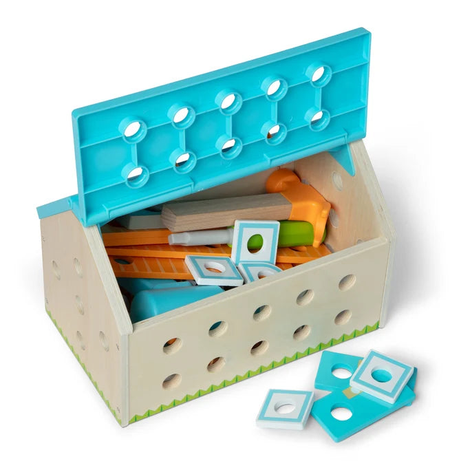 Melissa and Doug - Build A House Toolbox Play Set