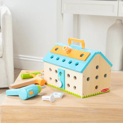 Melissa and Doug - Build A House Toolbox Play Set