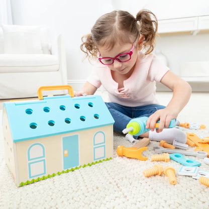 Melissa and Doug - Build A House Toolbox Play Set