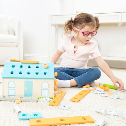 Melissa and Doug - Build A House Toolbox Play Set