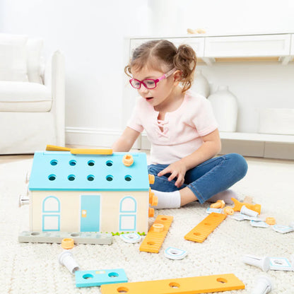 Melissa and Doug - Build A House Toolbox Play Set