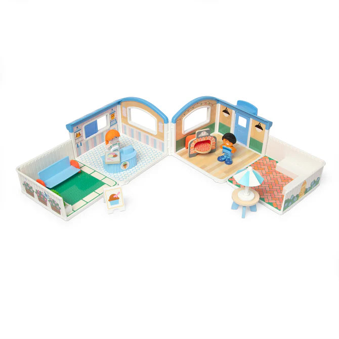 Melissa and Doug - Cheery Lane Ice Cream & Pizza Play Set