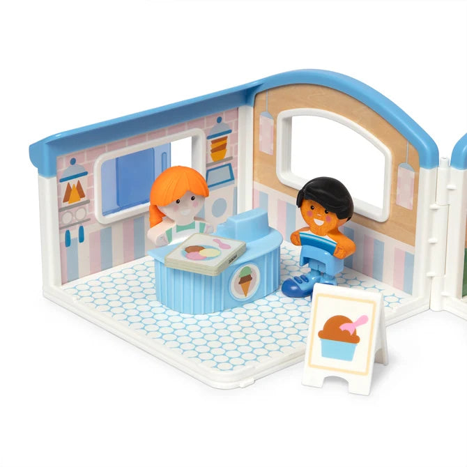 Melissa and Doug - Cheery Lane Ice Cream & Pizza Play Set