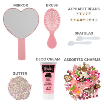 Fashion Angels Chaotic Crafts DIY Brush & Mirror Set