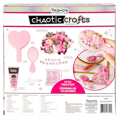 Fashion Angels Chaotic Crafts DIY Brush & Mirror Set