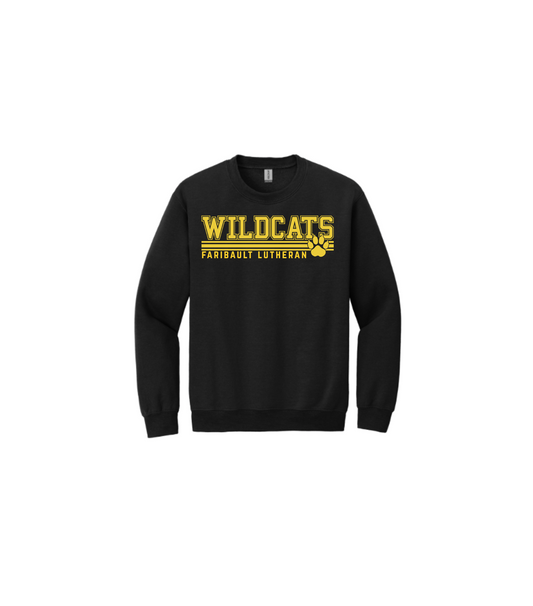 WILDCATS -RETRO Horizontal Crew Sweatshirt & Hoodies