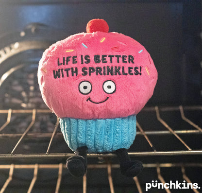 Life Is Better With Sprinkles Cupcake Plushies