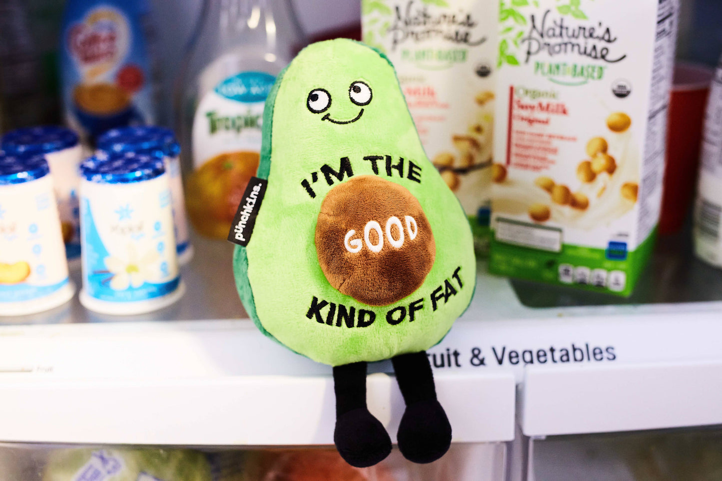 "I'M The Good Kind Of Fat"  Plush Avocado