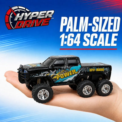 Mini RC 6-Wheel Truck/Trailer 1:64