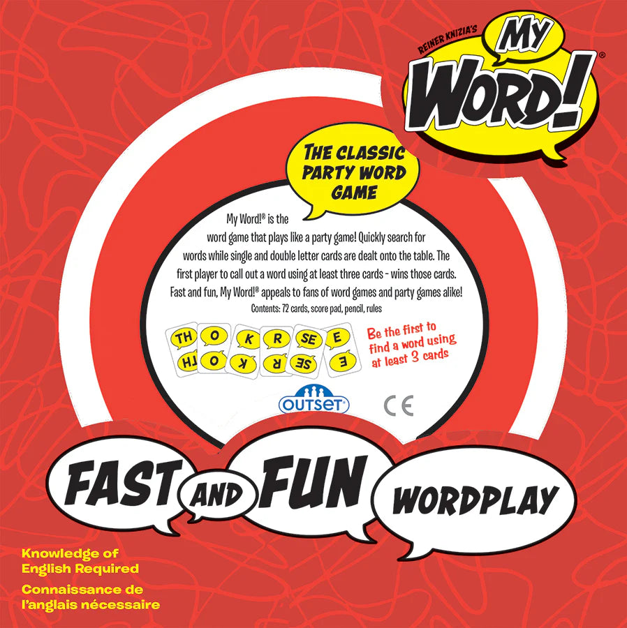 My Word! Game (Tin Container) - by Reiner Knizia