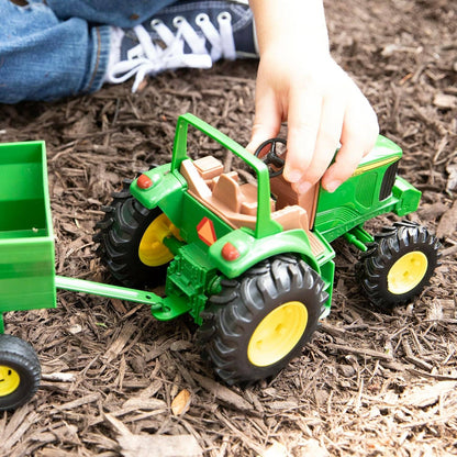 TOMY John Deere Kids Tractor Wagon Set - 8 Inch