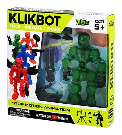 Klikbot Stop Motion Figure - Heros and Villains