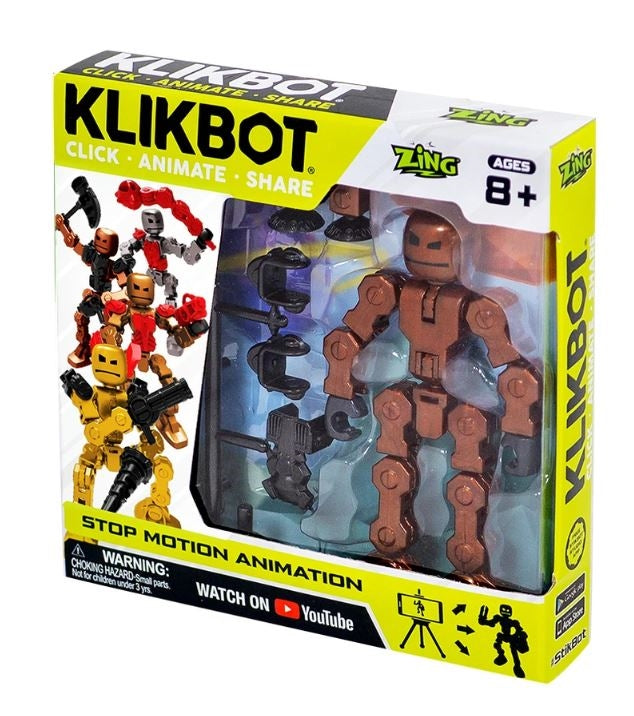 Klikbot Stop Motion Figure - Heros and Villains