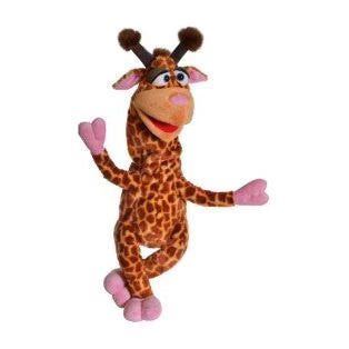 Living Puppets 21-Inch Plush Giraffe "Smalls" Friendly Hand Puppet