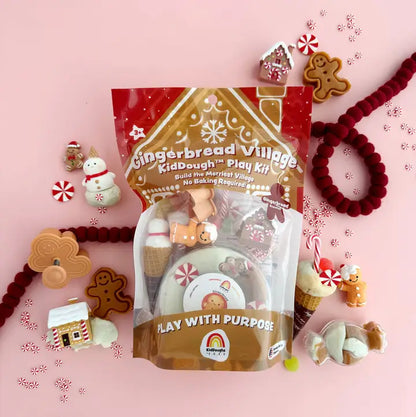 KidDough Gingerbread Village Play Pack