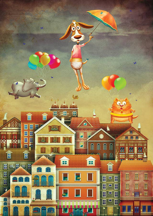Above the City 1000pc Puzzle by Enjoy