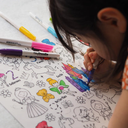Reusable Silicone Activity Mat - Sugar & Spice Classic Coloring & Doodle Mat