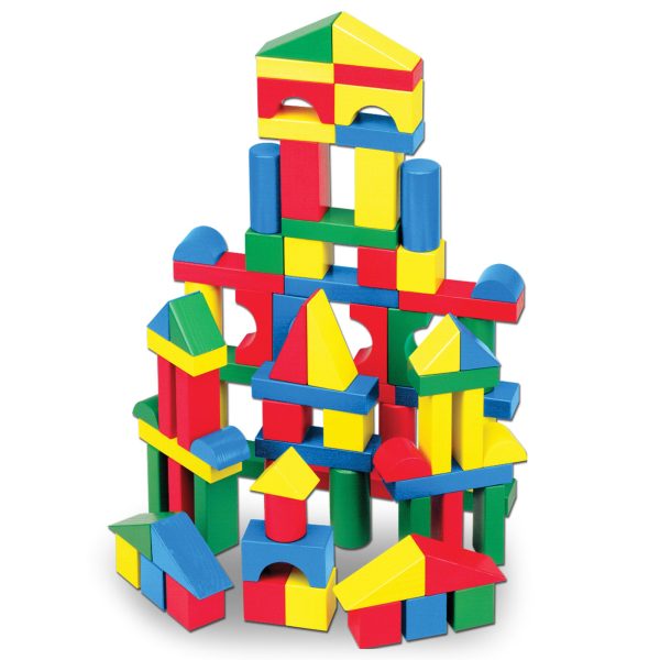 Melissa and Doug - 100 Wood Blocks Set