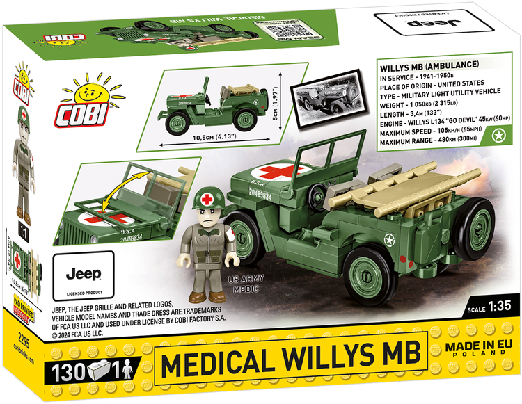 COBI Jeep Medical MB Vehicle #2295