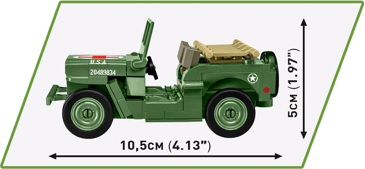 COBI Jeep Medical MB Vehicle #2295