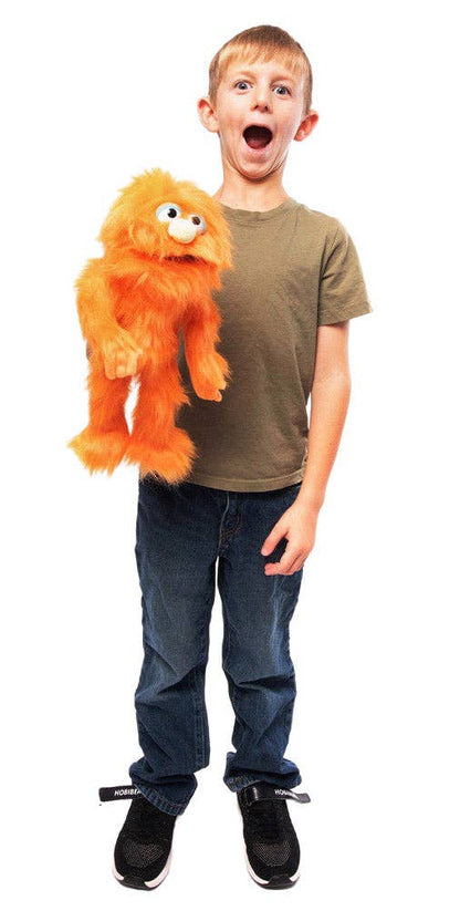 Silly Puppets Monster, Orange (14")