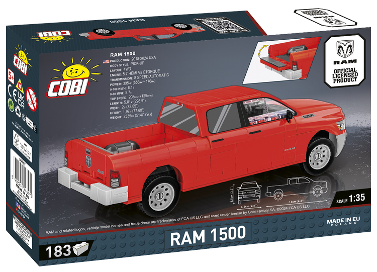 COBI DODGE Ram 1500 Truck #24607