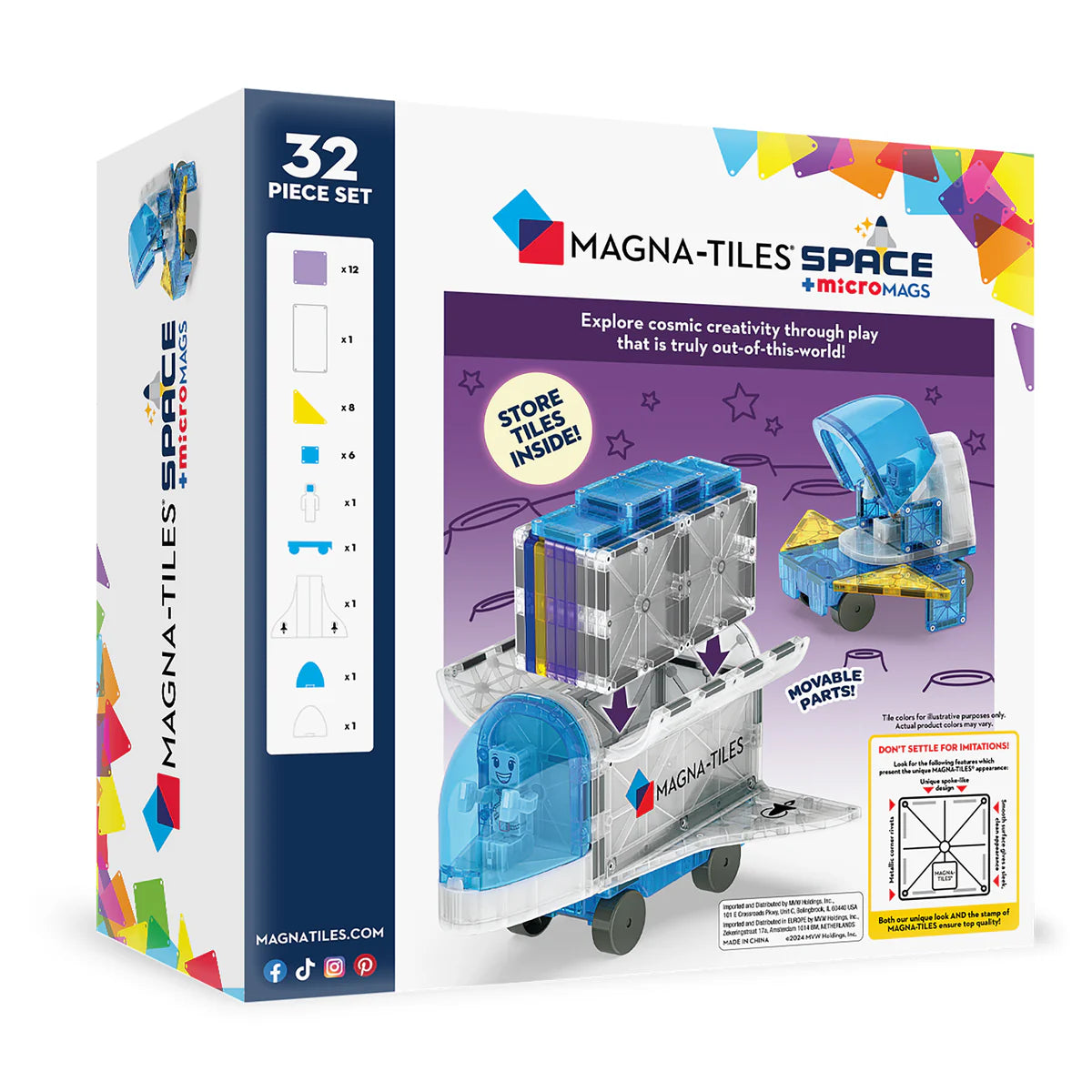 MAGNA-TILES Space 32pc Set