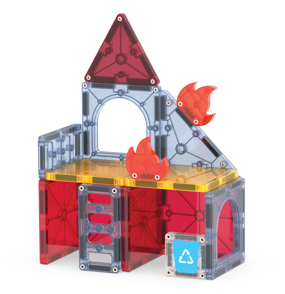 MAGNA-TILES Fire Rescue 27pc Set
