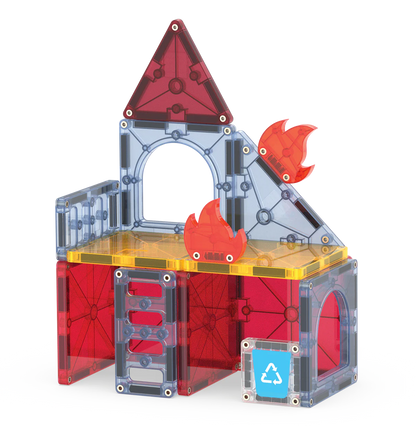 MAGNA-TILES Fire Rescue 27pc Set
