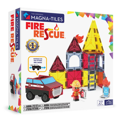 MAGNA-TILES Fire Rescue 27pc Set
