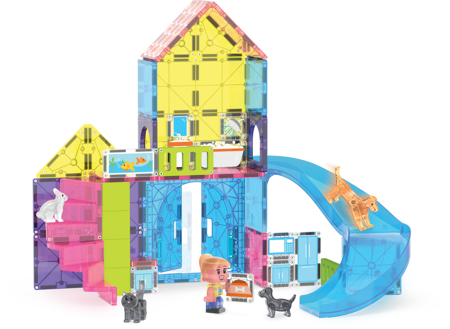 MAGNA-TILES Pet Playhouse 50pc Set
